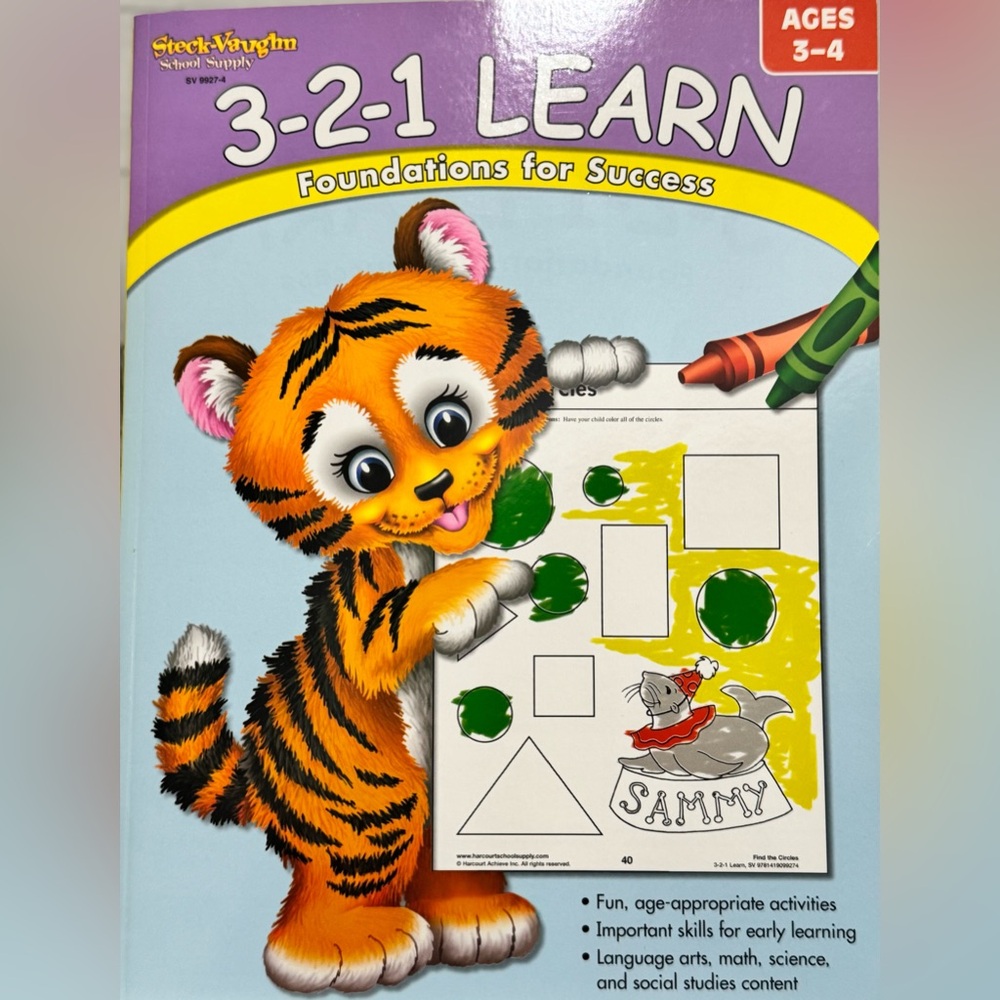 Steck-Vaughn Kids Learning Activity Book